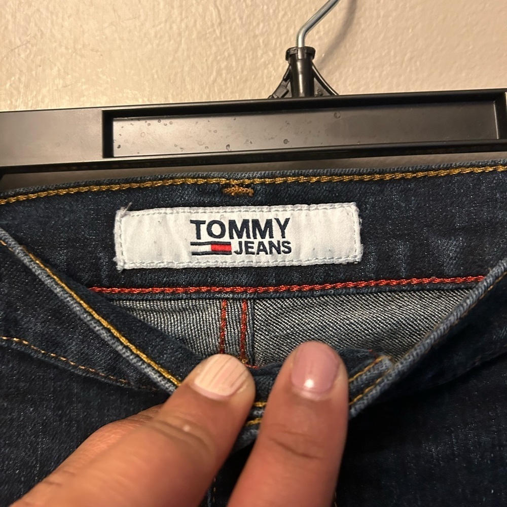Tommy Hilfiger jeans - dark blue relaxed straight leg classic denim - Picture 4 of 10